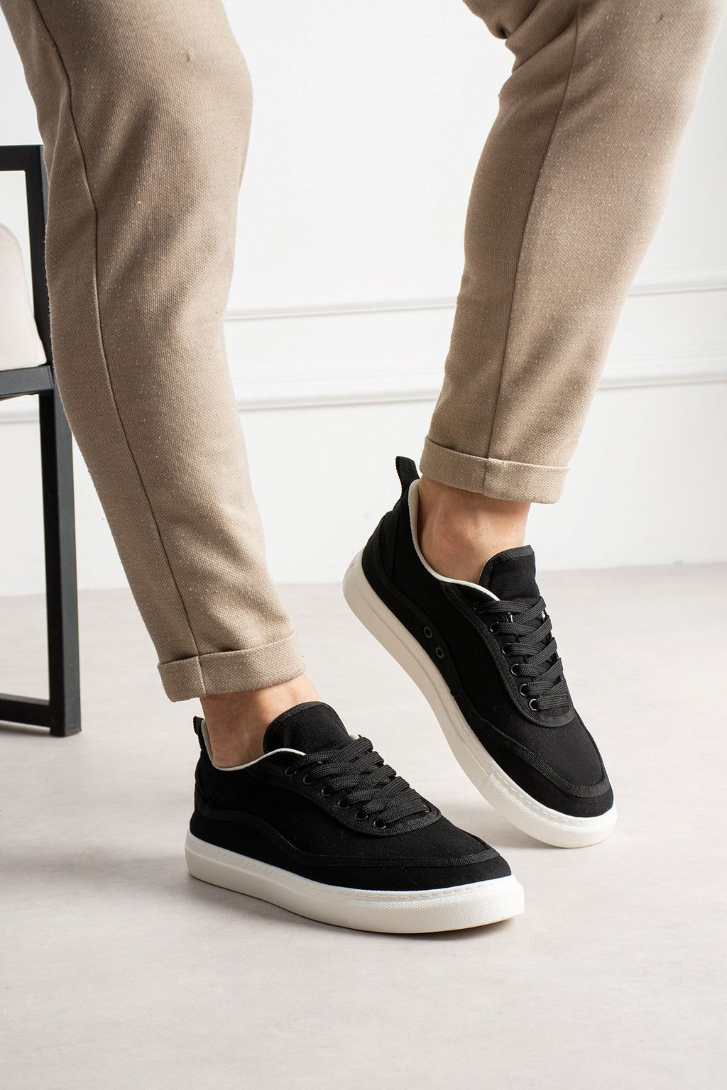 RS625 - Keten Erkek Spor Ayakkabı SIYAH/SIYAH