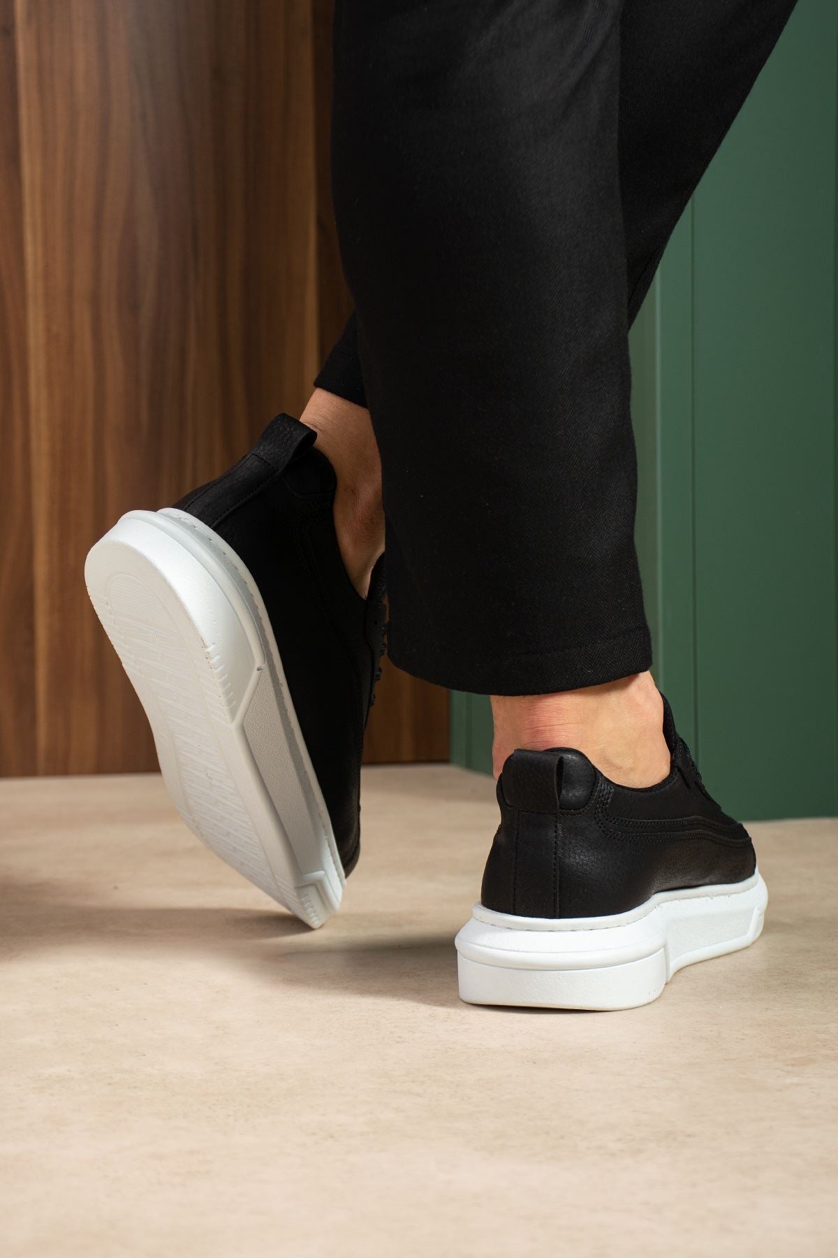CH987 CBT Erkek Sneaker – Siyah/Beyaz