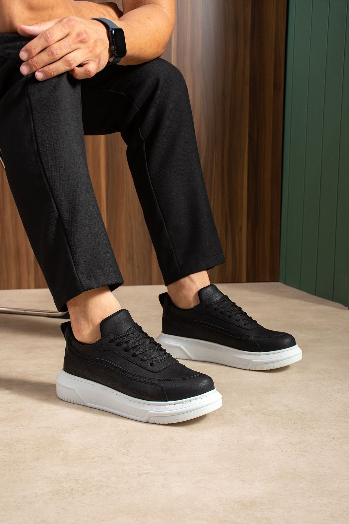 CH987 CBT Erkek Sneaker – Siyah/Beyaz