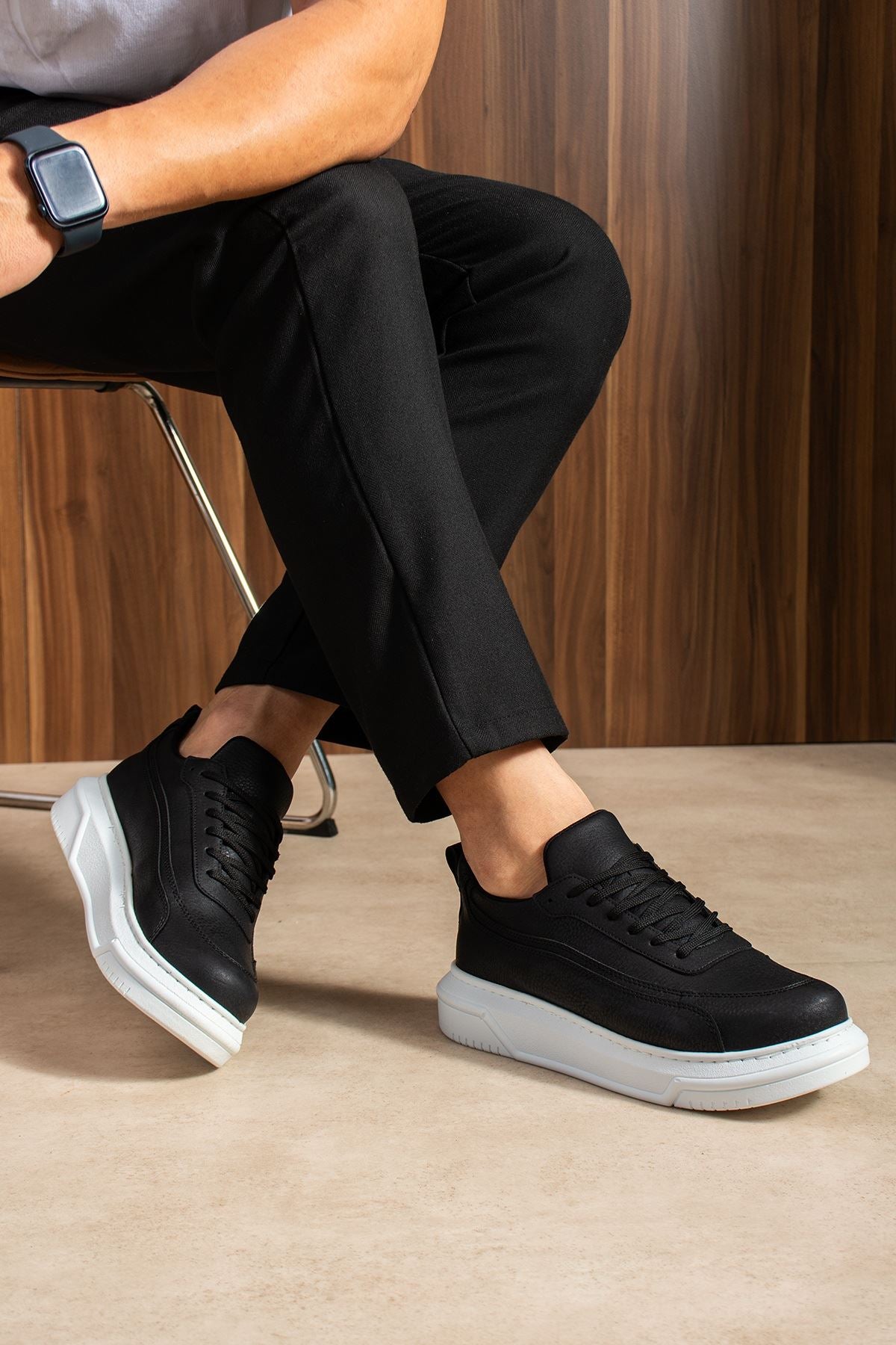 CH987 CBT Erkek Sneaker – Siyah/Beyaz