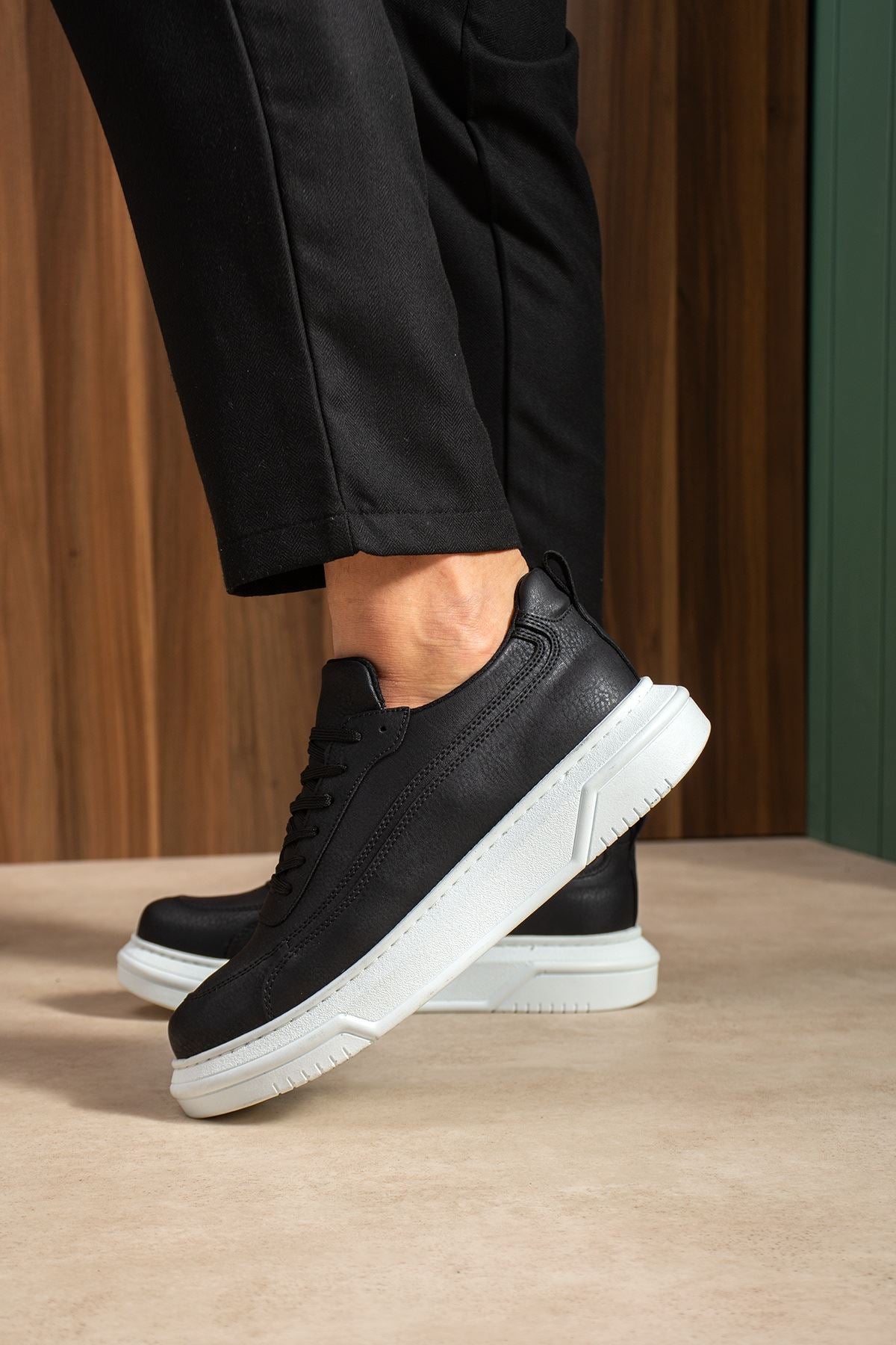 CH987 CBT Erkek Sneaker – Siyah/Beyaz