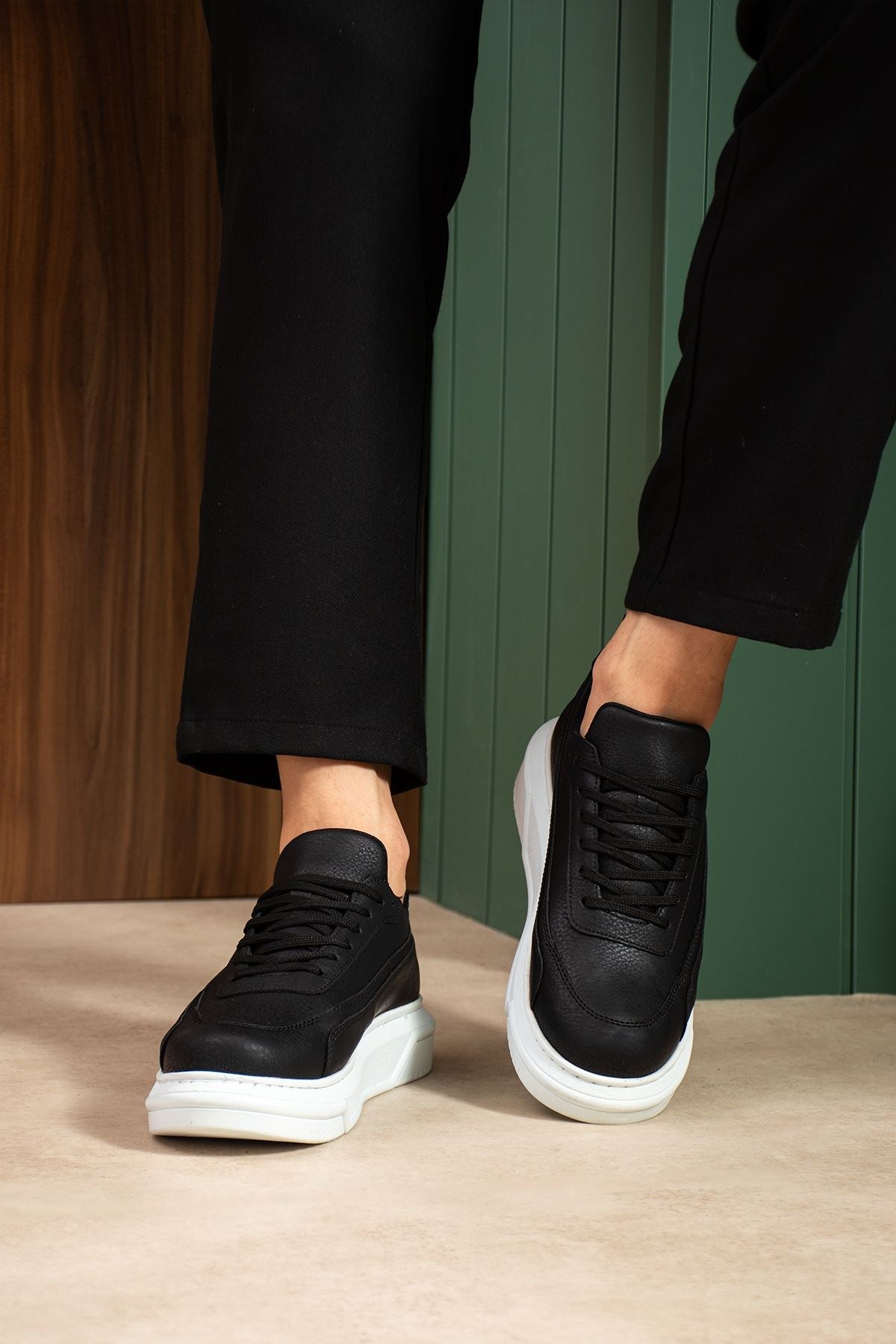 CH987 CBT Erkek Sneaker – Siyah/Beyaz