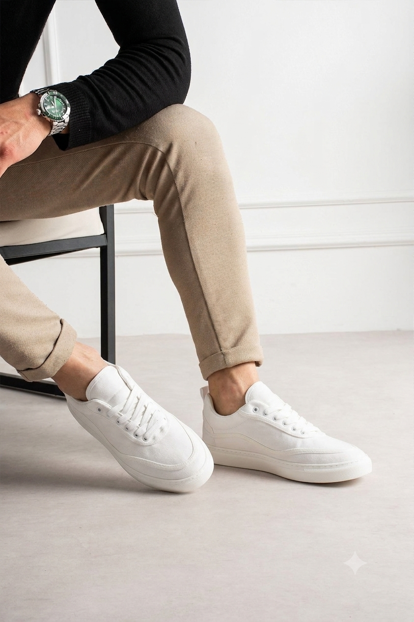 RS625 - Keten Erkek Spor Ayakkabı BEYAZ / BEYAZ