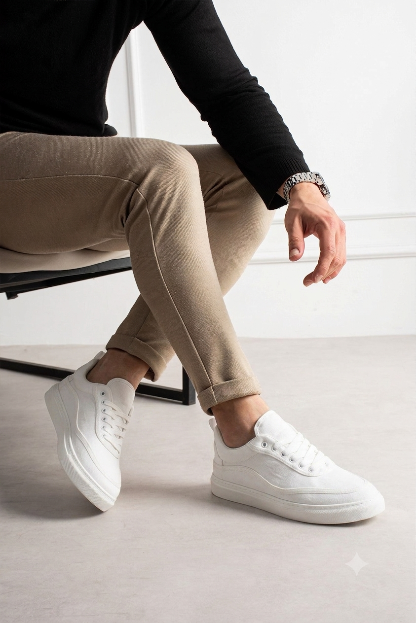 RS625 - Keten Erkek Spor Ayakkabı BEYAZ / BEYAZ